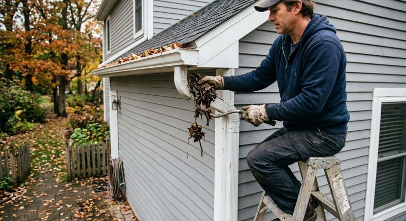Downspout Blockage Removal in Morris County, NJ
