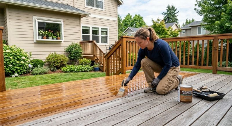 Deck Sealing in Alpharetta, GA