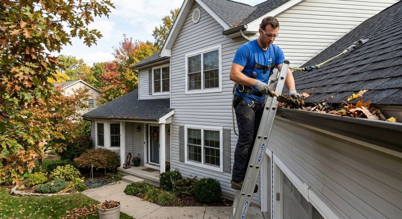 Garage Gutter Cleaning in Rochester, NY