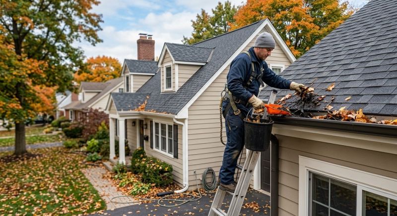Gutter Leaf Clearing in Pittsburgh, PA