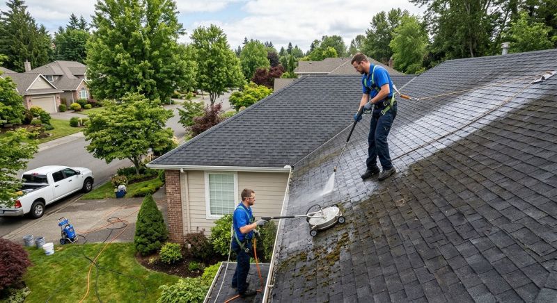 Rubber Roof Cleaning in Vancouver, WA